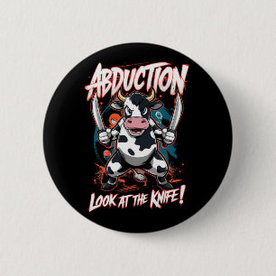 Design mit einem Kuh-Zeichen Button