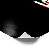 Design mit einem Kuh-Zeichen Poster (Ecke)