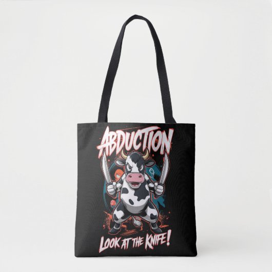 Design mit einem Kuh-Zeichen Tasche (Vorderseite)