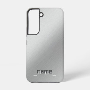 Design mit gebürstetem Metall -  Samsung Galaxy Hülle