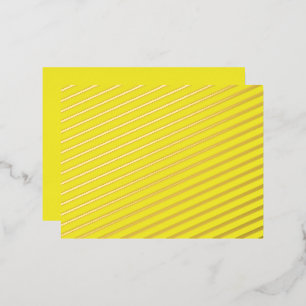 Design mit gelbem Hintergrund und schwarzer Grenze Folien Feiertagspostkarte