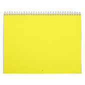 Design mit gelbem Hintergrund und schwarzer Grenze Kalender (Titelbild)