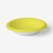 Design mit gelbem Hintergrund und schwarzer Grenze Pappteller (Gewinkelt)
