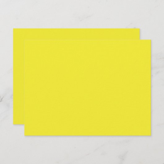 Design mit gelbem Hintergrund und schwarzer Grenze Postkarte (Vorne/Hinten)