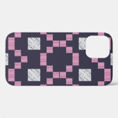 Design mit manueller Schraffierung. Ethnischer Boh Case-Mate iPhone Hülle (Rückseite (Horizontal))