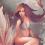 Design mit Meerjungfrau unter Wasser. Anime Girl Freistehende Fotoskulptur<br><div class="desc">Design mit Meerjungfrau unter Wasser. Anime Girl</div>