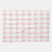 Design mit rosa Diamanten Geschirrtuch (Horizontal)