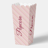 Design mit rosa Streifen Geschenkschachtel (Vorderseite)