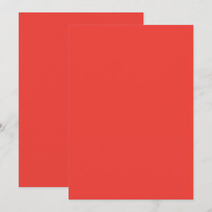 Design mit rotem Hintergrund und weißer Grenze Dankeskarte