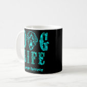 Design mit Turqouise Labrador Retriever Labrador Kaffeetasse (Vorderseite Links)