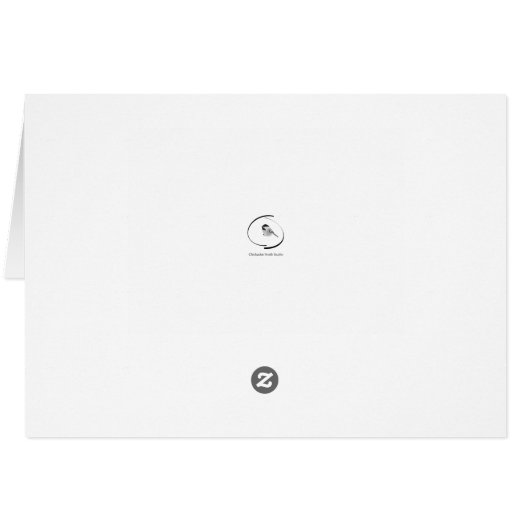 Design Mitte des Jahrhunderts - Kätzchen und Weihn (Rückseite Horizontal)