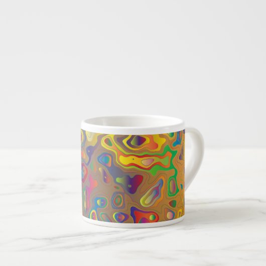 Design modern . Espressotasse (Vorderseite Rechts)