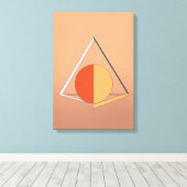 Design moderner und kreativer Art-Logos Leinwanddruck (Insitu (Holzboden))