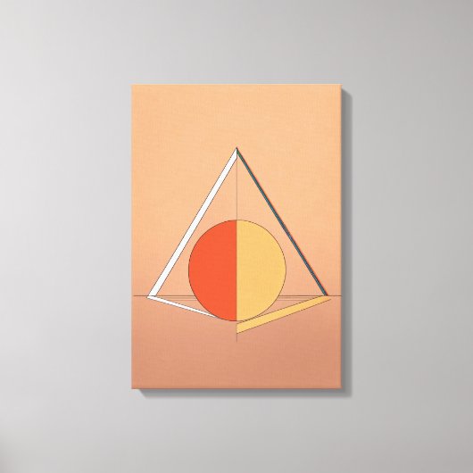 Design moderner und kreativer Art-Logos Leinwanddruck (Vorderseite)