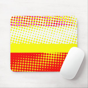 Design-Mousepad für gelbe Streifen Mousepad