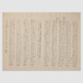 Design Musik und Rose 2 Seidenpapier (Vorderseite)