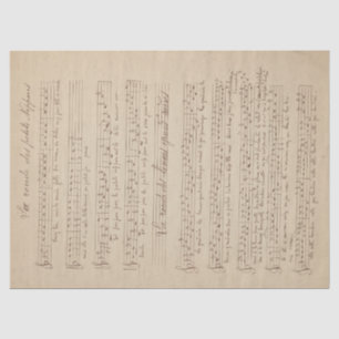 Design Musik und Rose 2 Seidenpapier