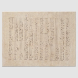 Design Musik und Rose 9 Seidenpapier