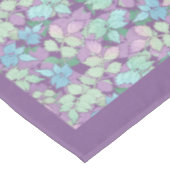 Design-Muster für Aquamarine Foliage-Blätter von L Tischdecke (Schrägansicht)