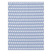 Design-Muster für blaue Weiße Kunst Tischdecke (Vorderseite)