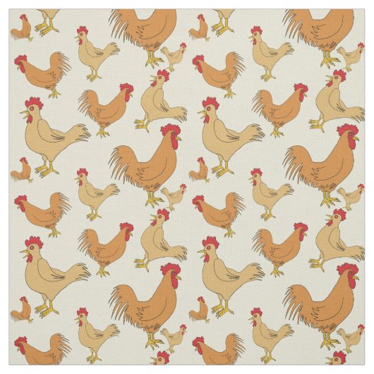 Design-Muster für braunes Hühnchen Stoff (Muster)