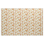 Design-Muster für braunes Hühnchen Stoff (Fat Quarter (45,7 x 55,9 cm))