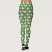 Design-Muster für Schafe Cartoon Leggings (Rückseite)