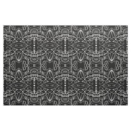 Design-Muster für Schwarz-Weiß-Kunstwerke Stoff