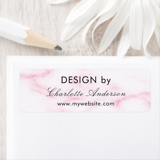 Design nach Firmennamen Rosa Marmor (Insitu)