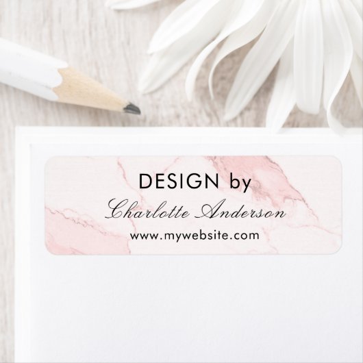 Design nach Firmennamen Rosa Marmor (Insitu)