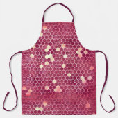 Design Nine der Burgundy-Bienenreihe Schürze (Vorderseite)