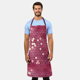 Design Nine der Burgundy-Bienenreihe Schürze