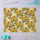 Design Nine für Sonnenblumen und Bienen Seidenpapier (Basteln)