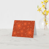 Design-Note-Karte des mittleren Jahrhunderts Karte (Gelbe Blume)