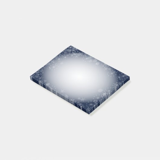 Design-Notes zu Weihnachten und Neujahr Post-it Klebezettel (angewinkelt)