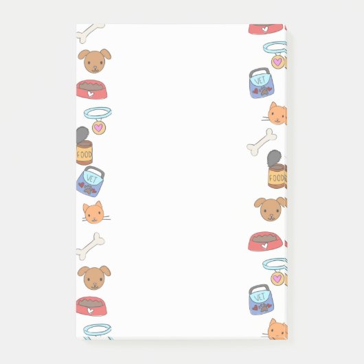 Design-Notizblock für Vet Office Post-it Klebezettel (Vorderseite)