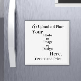 Design oder Foto-Upload anzeigen Magnet