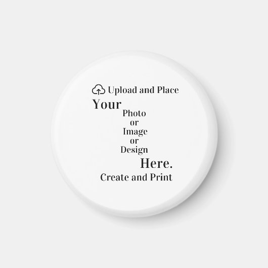 Design oder Foto-Upload anzeigen Magnet (Vorne)