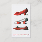 Design oder Reparatur von Roten Schuhen Visitenkarte (Vorderseite)