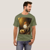 Design Oliven-Grün-T - Shirt (Vorne ganz)