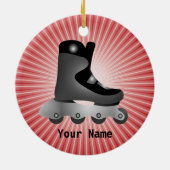 Design-Ornament für Inline-Skate Keramik Ornament (Hinten)