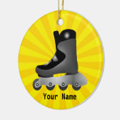 Design-Ornament für Inline-Skate Keramik Ornament (Links)