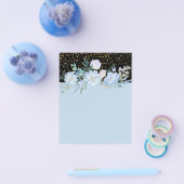 Design Own Blue Floral Business oder Event Station Flyer (Einzeln)
