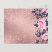 Design OWN Rosegold Metallic Event Business Flyer (Vorne)