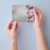 Design OWN Rosegold Metallic Event Business Flyer (Gruppe)