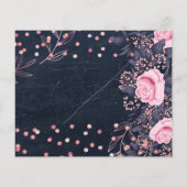 Design OWN Rosegold Metallic Event Business Flyer (Hinten)