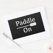 Design-Paddel - Aufkleber für das Rechteck (Umschlag)