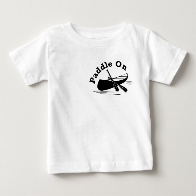 Design-Paddel - Baby Fine Jersey T - Shirt (Vorderseite)