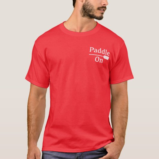 Design-Paddel - Dark-T - Shirt (Vorderseite)