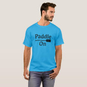 Design-Paddel - Dark-T - Shirt für Männer (Vorne ganz)